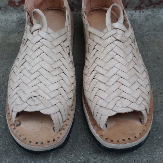 PETATILLO SIMPLE RUSTICO  mexican sandals huarach… - image 5