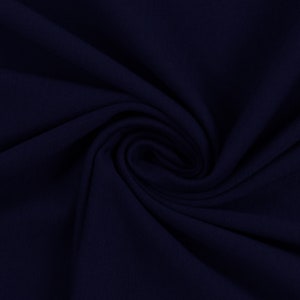 Jersey fabric uni - navy blue 0.5 m x VB