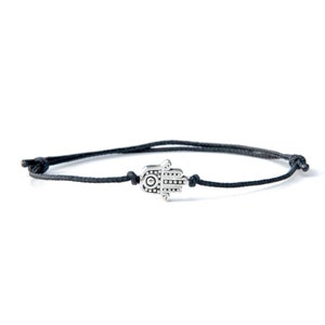 Hamsa Bracelet - Adjustable, Waterproof, Minimalist - Perfect for Spiritual or Good Luck Gifts!