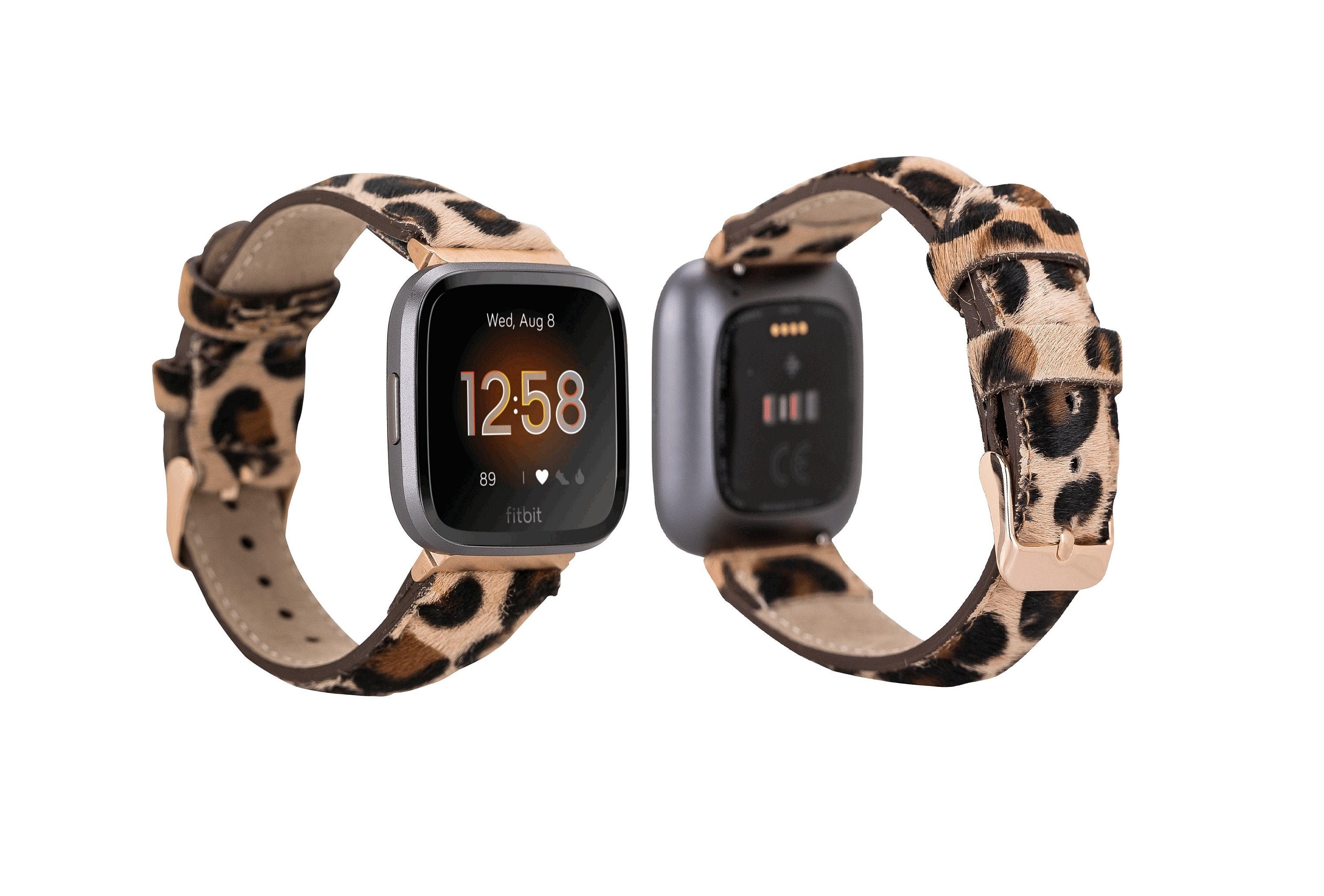 Leopard Fitbit Versa 2 1 Band for Women Smart Watch Band | Etsy
