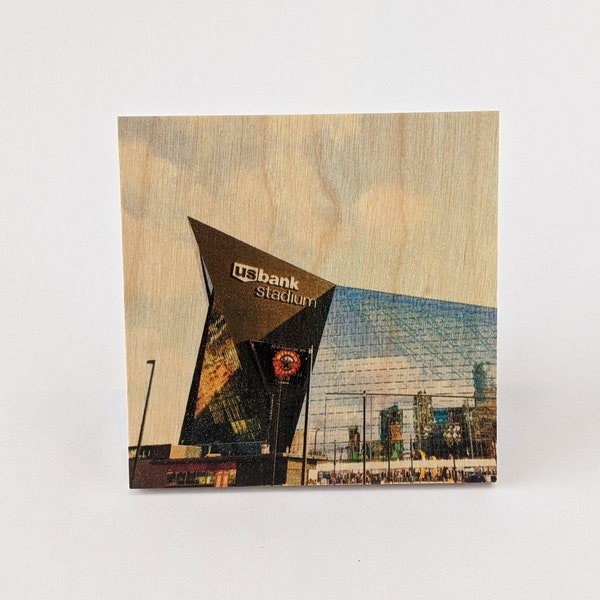 Wood Stadium Coasters Etsy