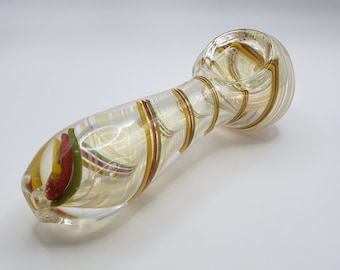 Hand Blown Thick 4 1/2" Glass Pipe