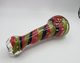 Hand Blown Thick 4 3/4" Glass Pipe