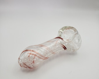 Hand Blown Thick 3 1/2" Glass Pipe