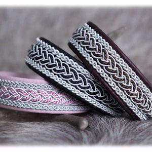 Make your own bracelet kit, Diy leather bracelet, Gift for crafty woman, Jewelry making supplies, Sami bracelet kit for adult, Pewter thread