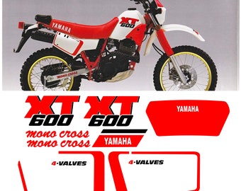 YAMAHA XT600 43f naklejki naklejki aufkleber autocollant pegatinas XT 600