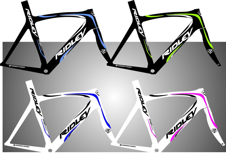 ridley bike stickers