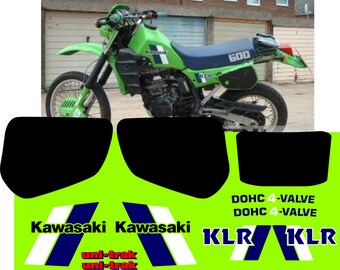 KAWASAKI KLR600 KLR 600 autocollants décalcomanies aufkleber autocollant pegatinas