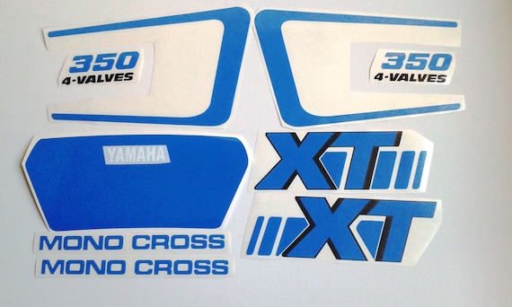 YAMAHA XT350 XT 350 Stickers Decals Aufkleber Autocollant Pegatinas 