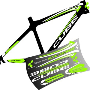 cube bike decals