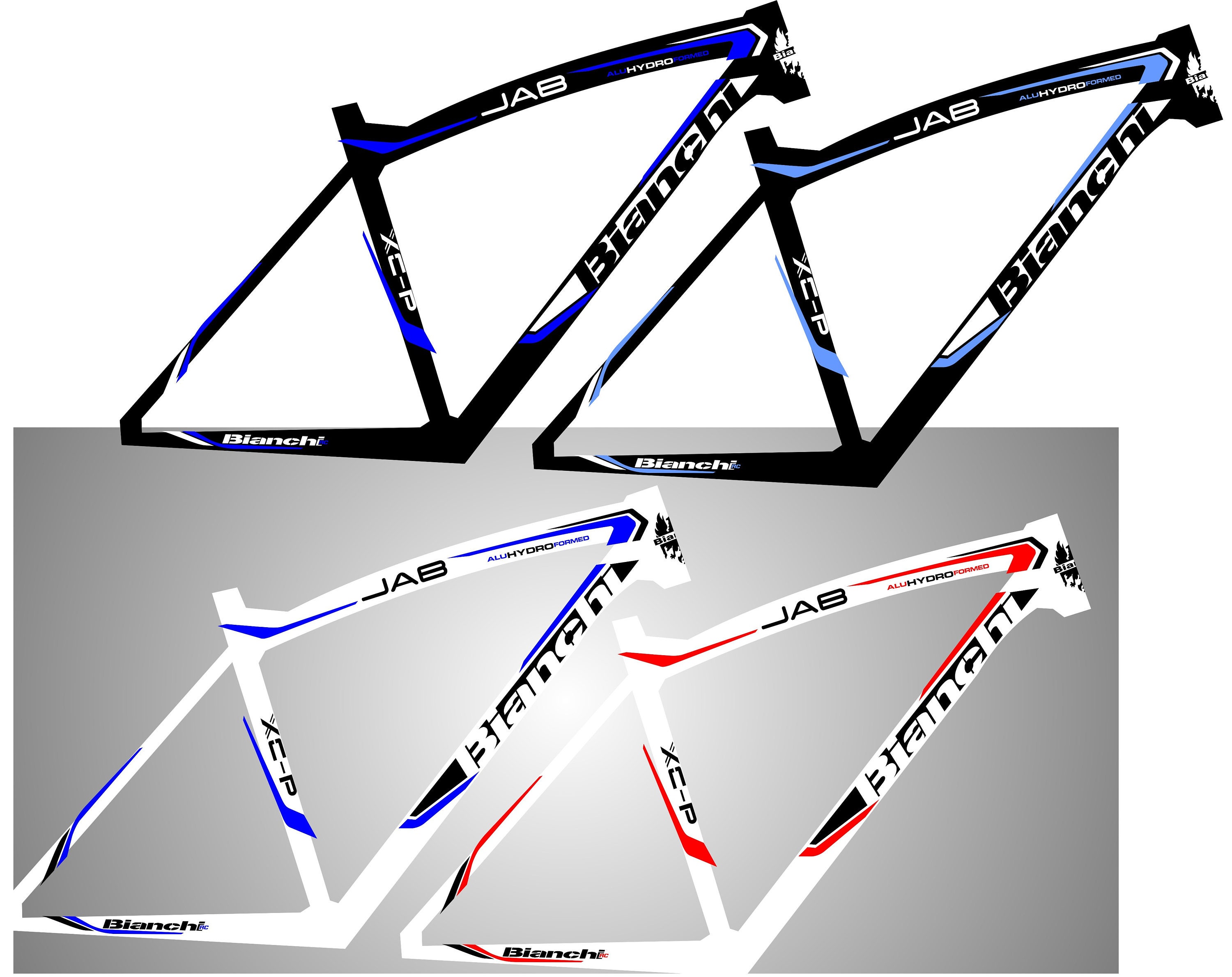BIANCHI Bike Frame Graphic Decals Stickers Aufkleber Etsy