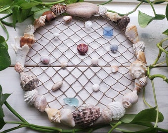 Seashell Wreath Beach Coastal Home Decor