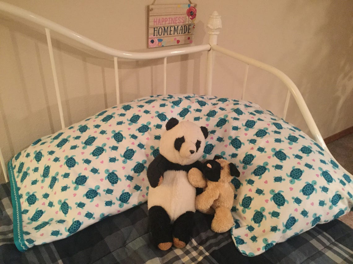 Fun Sea Turtle Boomerang Pillow Case Etsy