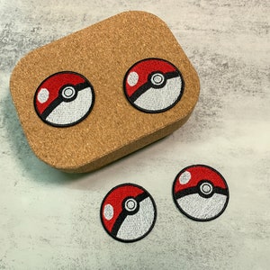 Video Game Ball Patch - Anime-Inspired Embroidered Patch, Iron On/Sew On, Gamer, Anime Gift, Cosplay, Hat, Beanie, Backpack Patches