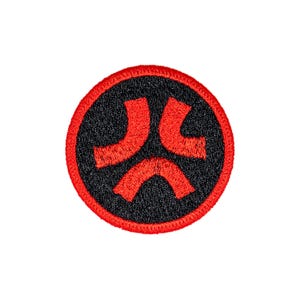 Handmade Anime-Inspired Angry Emoticon Patch - Custom Colors Kawaii