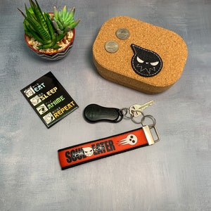 Rich Color Shinigami Anime Lanyard - Double Layered, Manga Keychain, Unique Anime Lover Gift