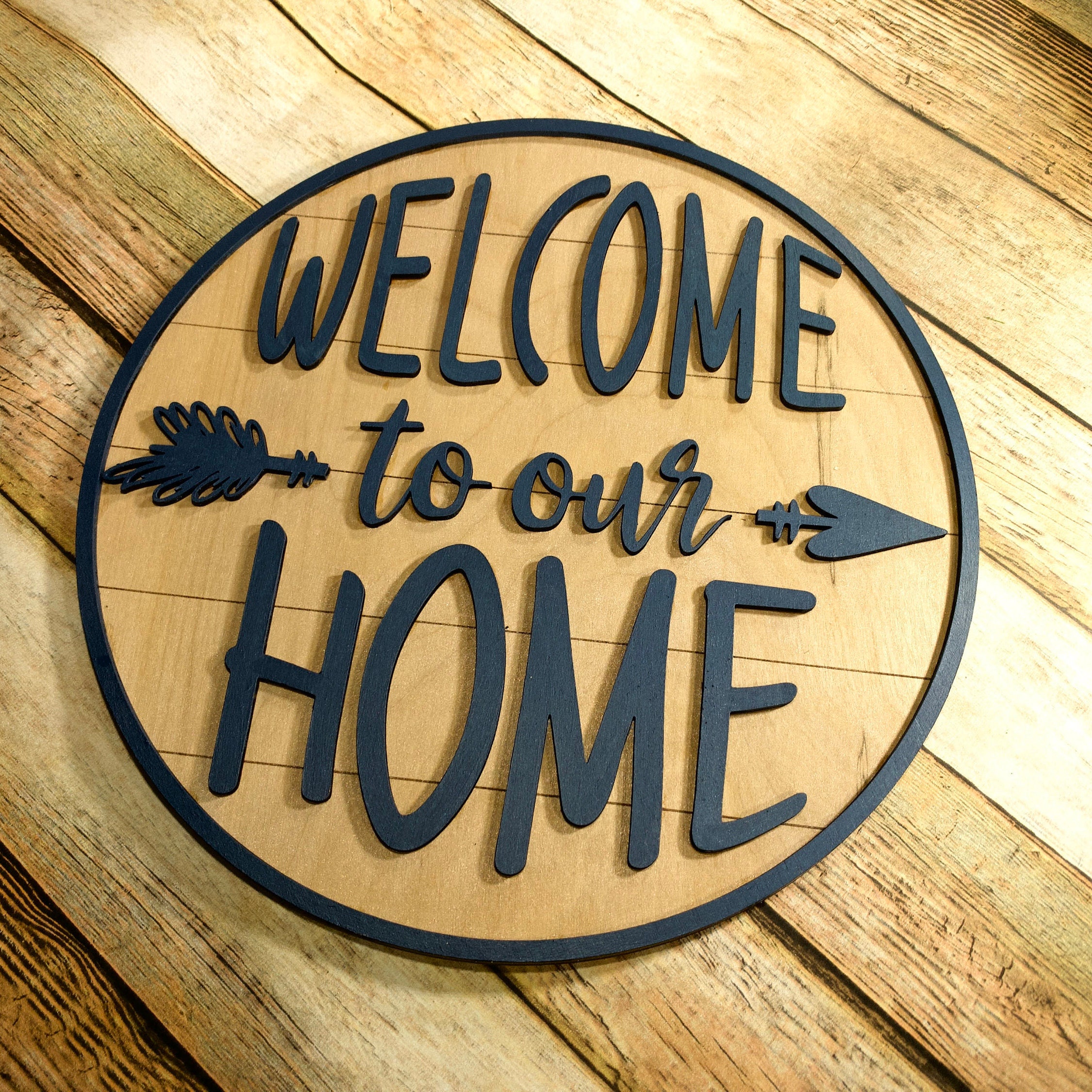 DIY Sign Kit to Our Home Housewarming Gift Front Etsy