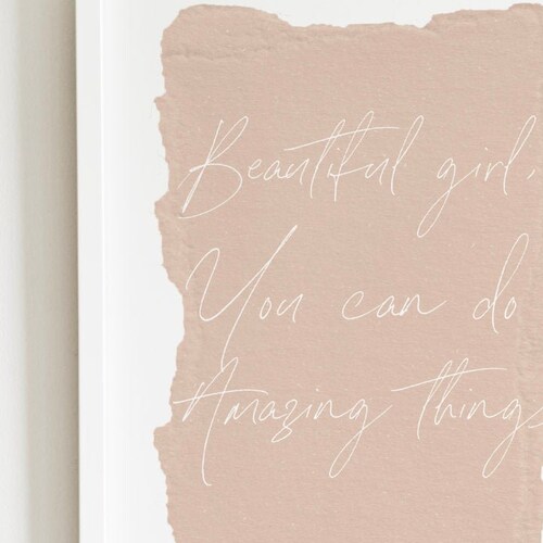 Blush Pink Nursery Decor Printable Nursery Wall Art Blush Etsy