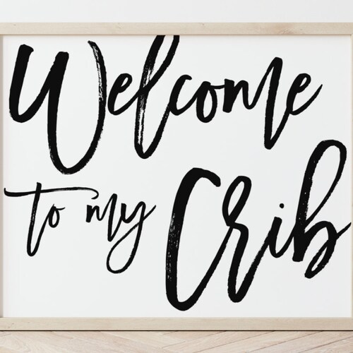 Large Nursery Wall Art to My Crib Wall Art Gender Etsy