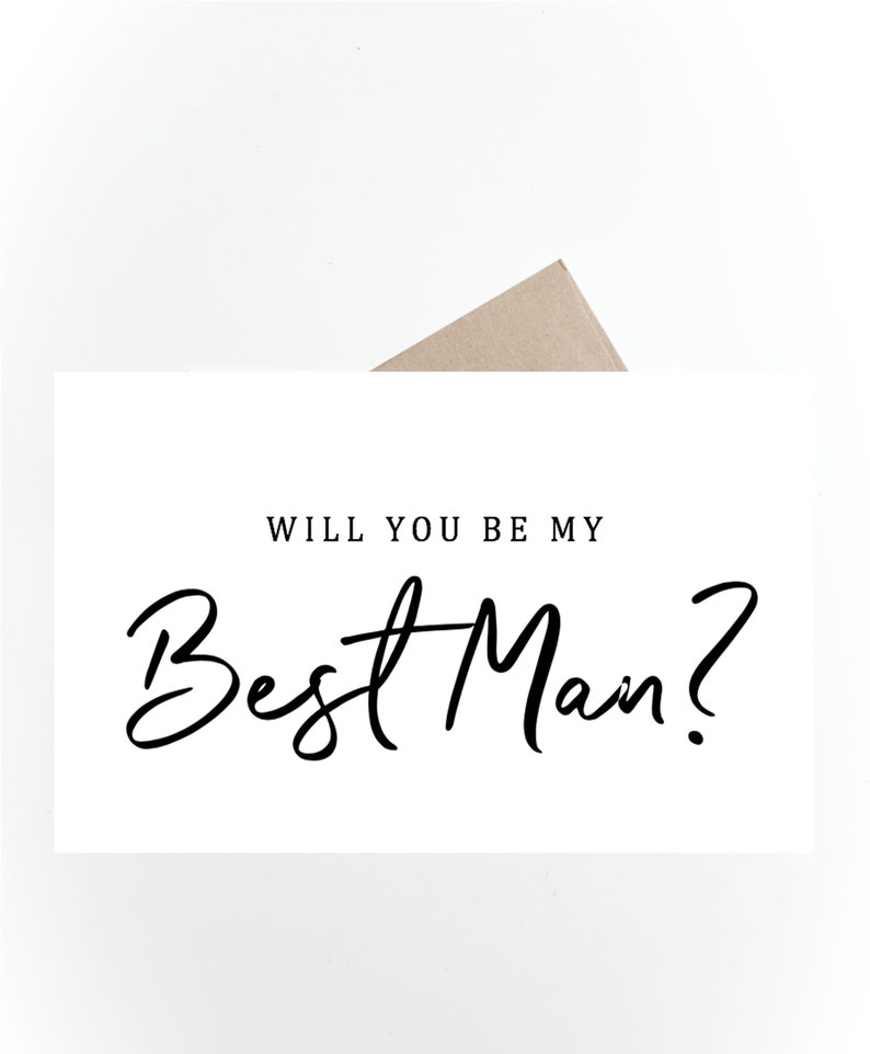 Groomsmen Card Printable Groomsmen Proposal Card Ask - Etsy