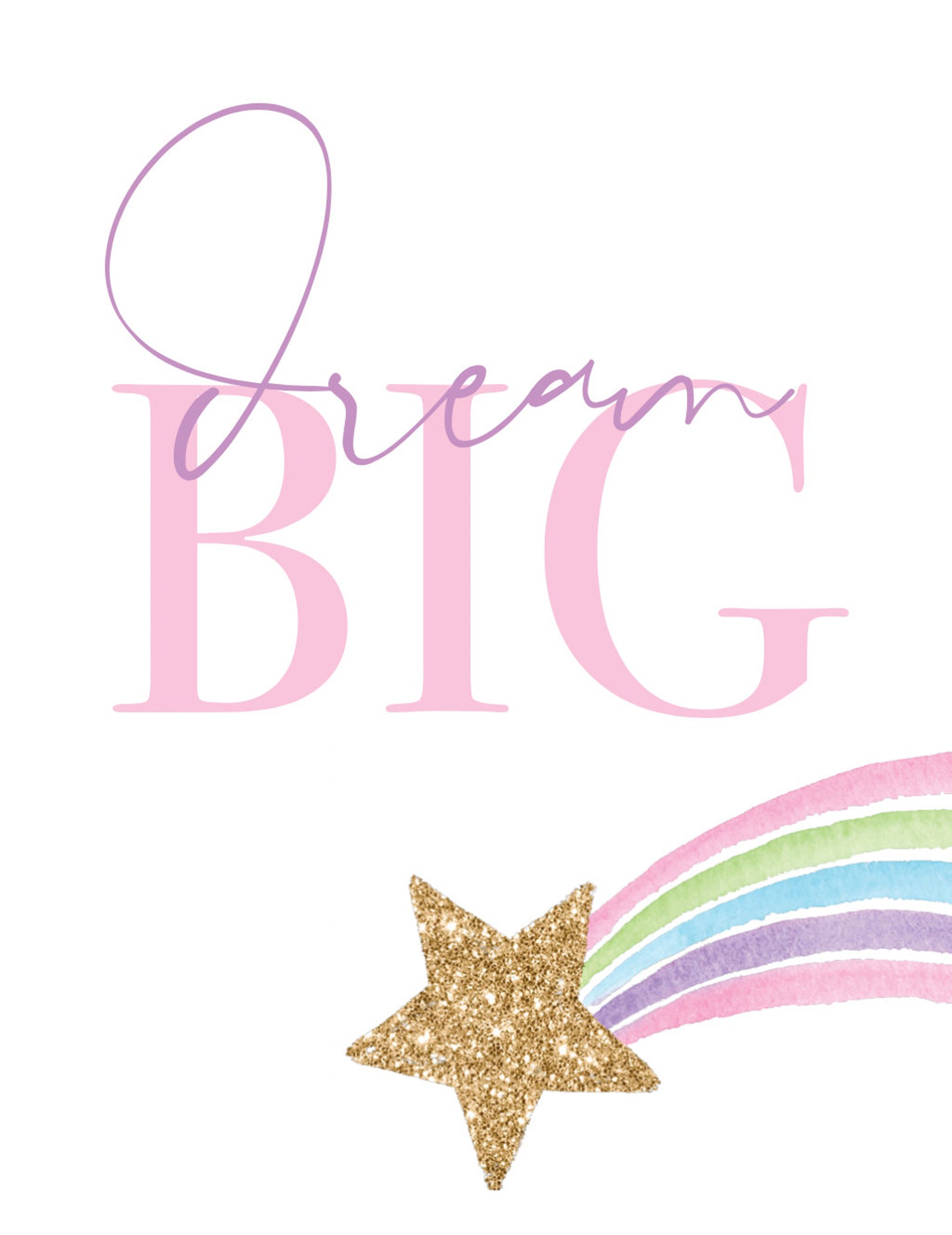 Unicorn Wall Art Printable Unicorn Wall Decor Nursery Wall - Etsy