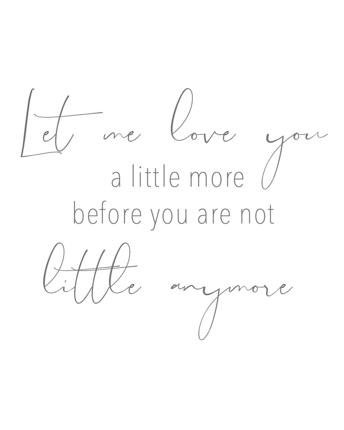 Nursery Wall Art Quotes Printable Nursery Decor Baby Girl Etsy