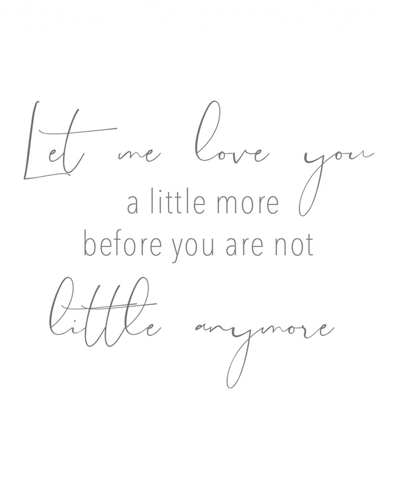 Nursery Wall Art Quotes Printable Nursery Decor Baby Girl Etsy