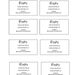 Baby Shower Printable Registry Cards, Wedding Printable Registry Cards ...