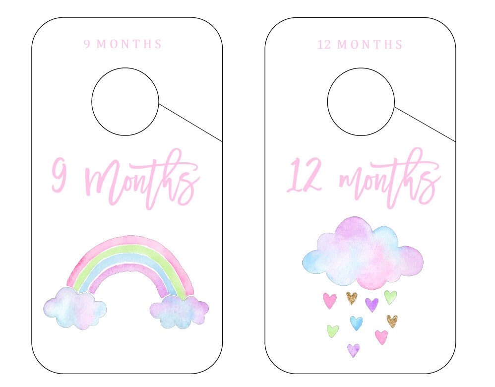 Baby Closet Divider Closet Dividers Printable Dividers Baby - Etsy
