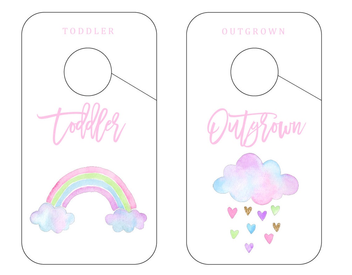 Baby Closet Divider Closet Dividers Printable Dividers Baby | Etsy