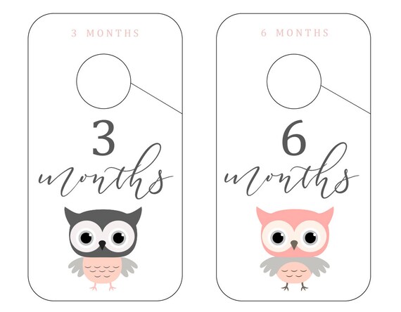 Baby Closet Divider Closet Dividers Printable Dividers Baby - Etsy