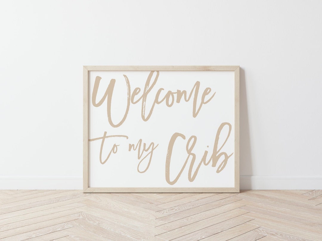 Large Nursery Wall Art to My Crib Wall Art Gender Etsy