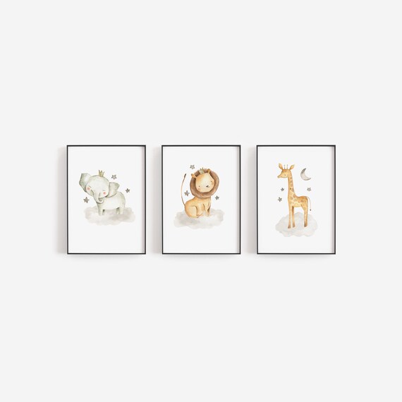 safari nursery wall decor