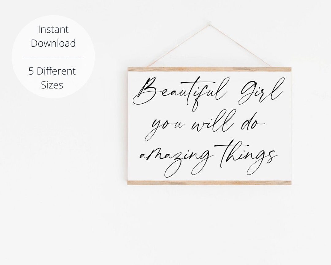 Baby Girl Nursery Decor, Wall Art for a Girl Nursery, Girls Room Wall