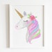 Printable Unicorn Decor Kids Wall Art Printable Unicorn | Etsy