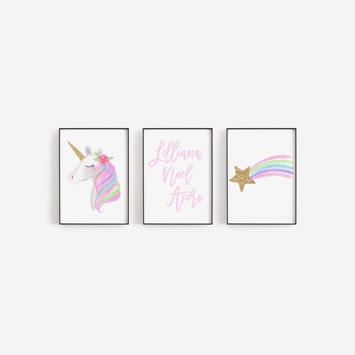 Unicorn Poster Unicorn Wall Decor Nursery Decor Printable - Etsy