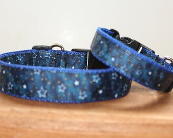 Stary Night Sky Dog Collar, Leash, or Matched Set....also available for WHOLESALE