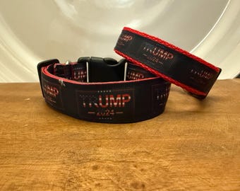 Collier, laisse ou ensemble assorti Pro-Trump... également disponible en GROS