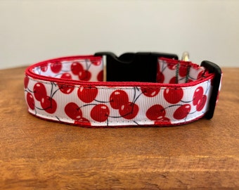 Collier, laisse ou ensemble assorti pour chien Cherry... également disponible en GROS