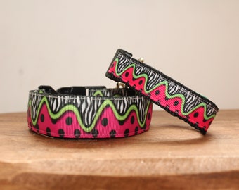 Collier pour chien à pastèque, laisse ou ensemble assorti.... également disponible pour WHOLESALE