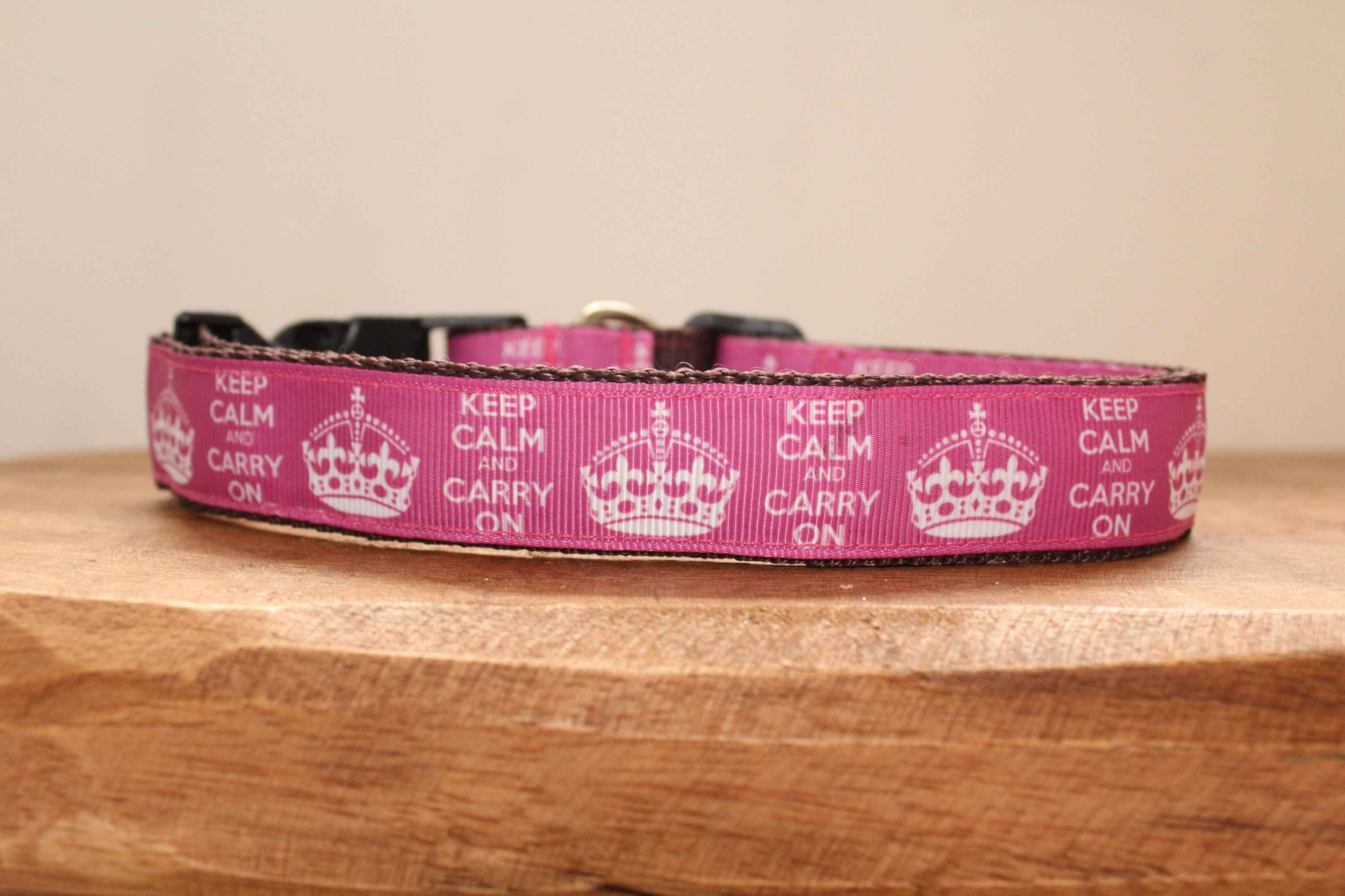 Keep Calm And Carry On Dog Collar Leash Or Matched Set also Etsy UK