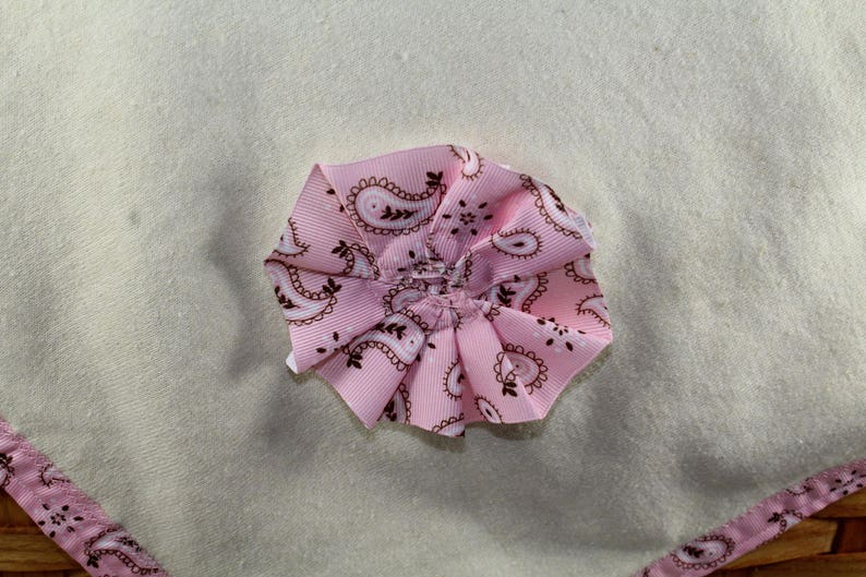 Pink Lined Hemp Baby Blankie