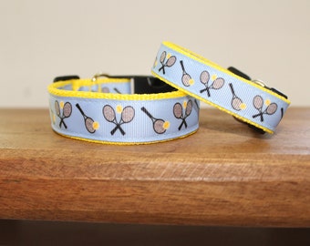 Tennis Star Dog Collar, Leash, or Matched Set....also available for WHOLESALE