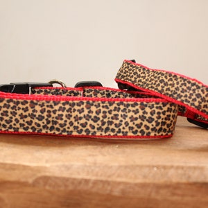 Leopard on Pink Dog Collar, Leash, or Matched Set....also available for WHOLESALE image 6