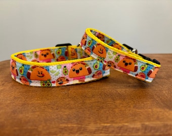 Collier, laisse ou ensemble assorti pour chien Taco Tuesday... également disponible en GROS