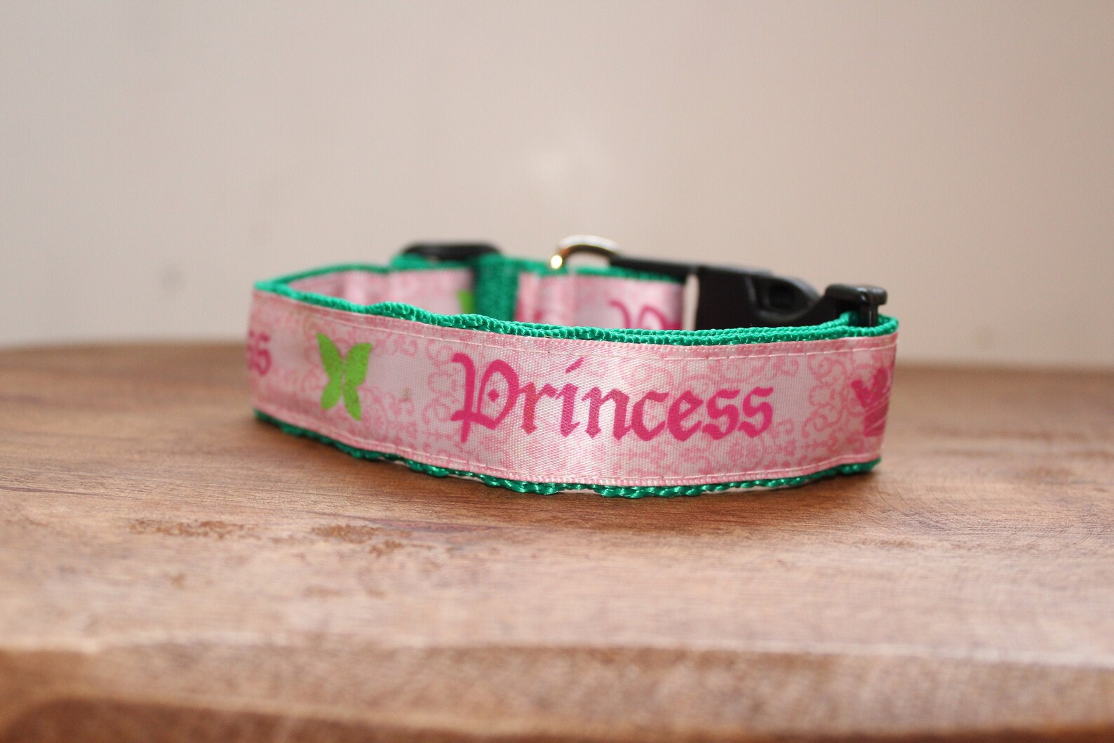 Pink Princess Theme Dog Collar Leash or Matched Set Etsy