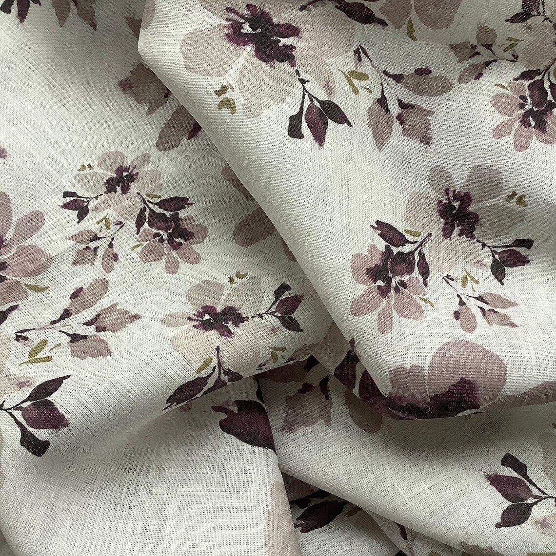 Linen Dress Fabric by the Yard Organic Linen Fabric Etsy