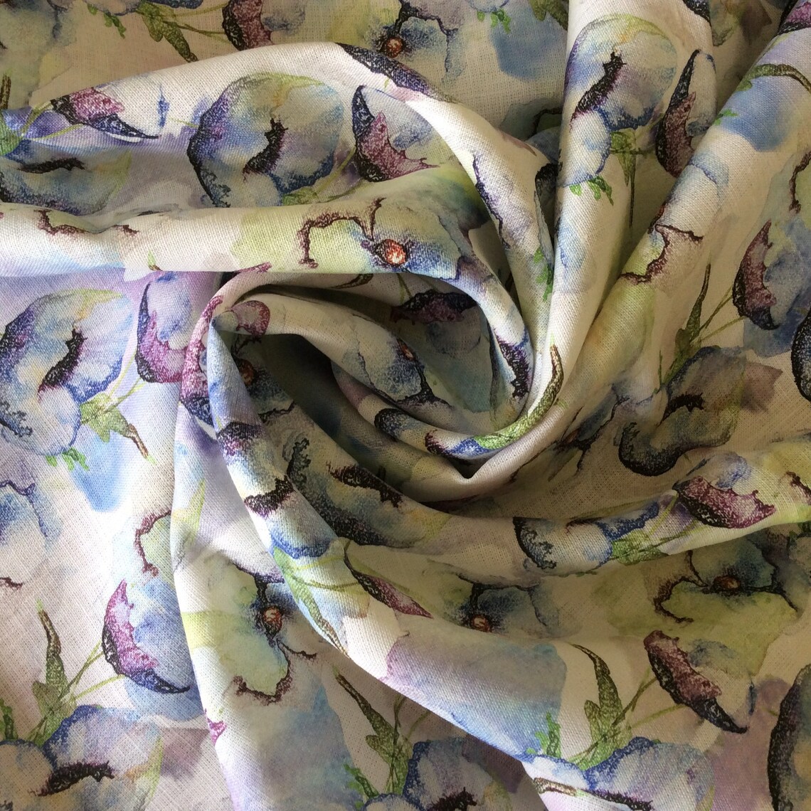 Linen Dress Fabric by the Yards Organic Linen Fabric Eco Friendly Flax