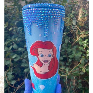Little Mermaid Disney Princess Ariel Starbusck Tumbler Custom Cup / Personalized Disney Princess- Ariel v Venty Starbucks 24oz Cup