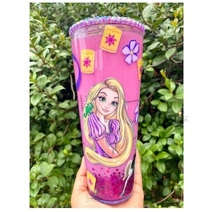 Princess Tower Becher / Rapunzel Becher / Rapunzel Becher / Disney inspirierter Becher / Geschenk für Sie